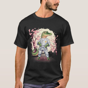 T-shirt Arts martiaux de crocodile d'animal de MMA de Taek