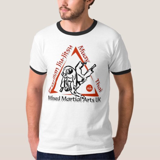T-shirt Arts martiaux mélangés - chemise de cravate - (Devant)