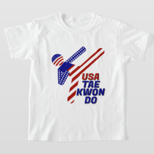 T-shirt ARTS MARTIAUX PATRiotiques des ÉTATS-UNIS TAEKWOND