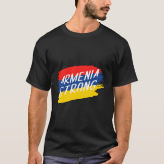 T-shirt Artsakh Fort Artsakh Est Arménie Drapeau Arménien 