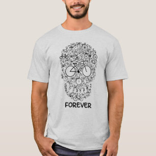 T-shirt Artsy Icon Vélo Crâne - Forever 1