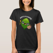 T-shirt Artsychoke Funny Veggie Artichoke Pun Dark BG (Devant)