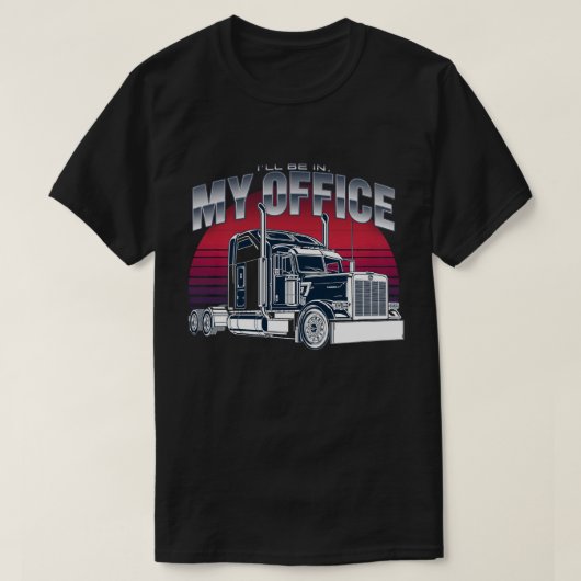 T-shirt Artwork de conception graphique en semi-camion gra (Design devant)