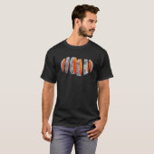 T-shirt Artwork numérique de collage de lune de fruits tra (Devant entier)