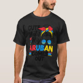 T-shirt Aruba Aruban Aruba Flag Cute Until My Aruban Comes (Devant)