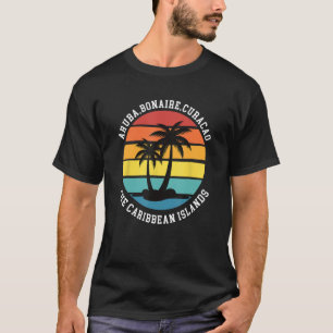 T-shirt Aruba, Bonaire, Curaçao Les îles Caraïbes Vacati