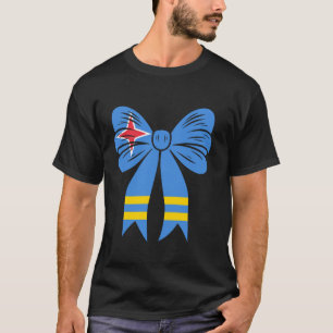 T-shirt Aruba Coquette Nœud Ruban Mignon et Délicat Drapea