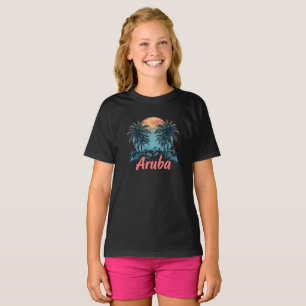 T-shirt Aruba Island Design (Version 2) - T-S de base pour