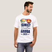 T-shirt Aruba Matching Family Vacation 2025 Making Memorie (Devant entier)