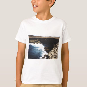 T-shirt Aruba Océan Se Brisant Sur Les Roches