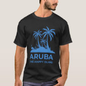 T-shirt Aruba One Happy Island (Devant)