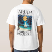 T-shirt Aruba One Happy Island  (Dos)