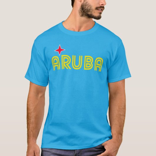 T-shirt Aruba Retro (Devant)