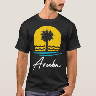 T-shirt Aruba Souvenir été Voyage vacances Plage Vacatio