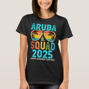 T-shirt Aruba Squad 2025 Vacation Friends Family Correspon