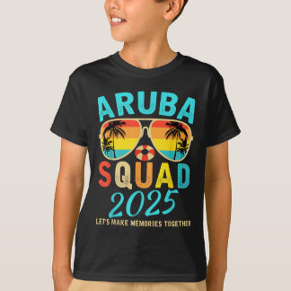 T-shirt Aruba Squad 2025 Vacation Friends Family Matching 