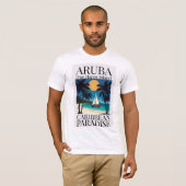 T-shirt Aruba, une île heureuse (Devant entier)