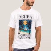 T-shirt Aruba, une île heureuse (Devant)