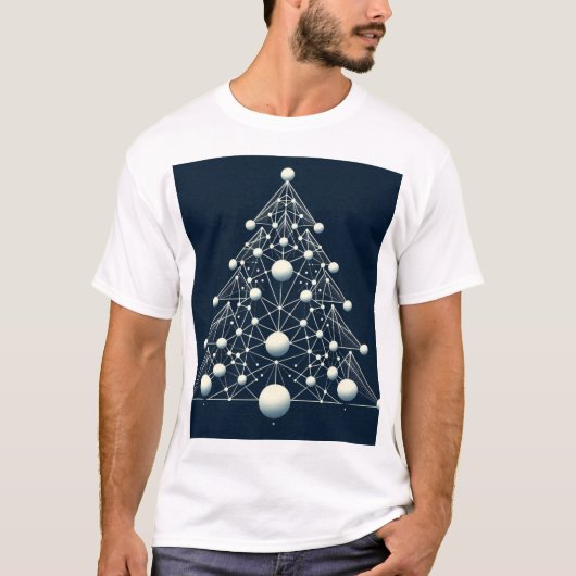 T-shirt arvore de natal (Devant)