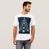 T-shirt arvore de natal (Devant entier)