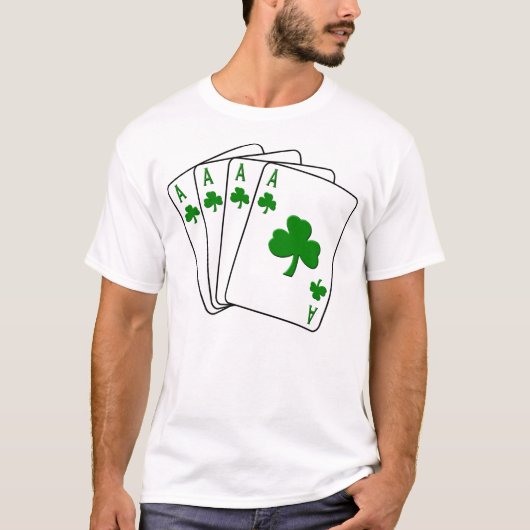 T-shirt As de shamrock (Devant)