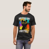 T-shirt As-Tu Dit Chat Noir Coiffure (Devant entier)