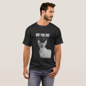 T-shirt As-Tu Vu Mon Chat En Fourrure Tee (Devant entier)