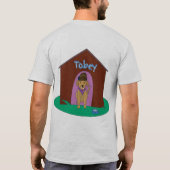 T-shirt As-tu vu mon chien ? Sur le devant (Dos)