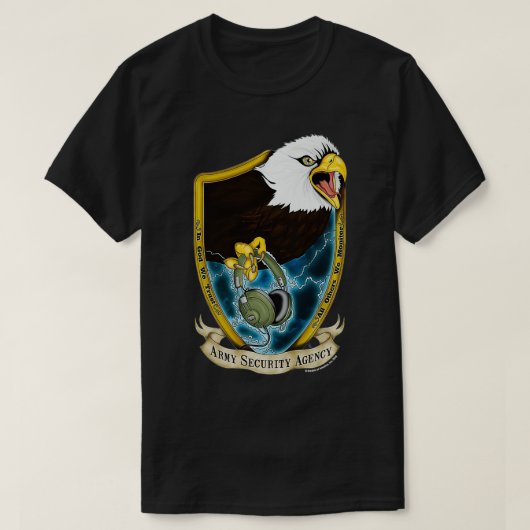 T-shirt ASA Army Security Agency Premium  (Design devant)