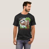 T-shirt ASAP As slow as possible funny Sloth wild animal z (Devant entier)