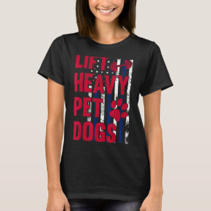 T-shirt Ascenseur Chiens de compagnie lourds Gym Entraînem