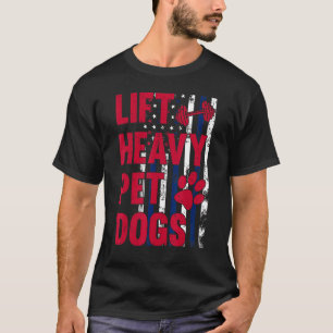 T-shirt Ascenseur Chiens de compagnie lourds Gym Entraînem
