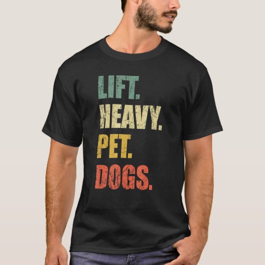 T-shirt Ascenseur Chiens de sport pour animaux de compagni (Devant)