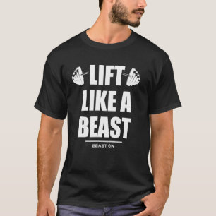 T-shirt Ascenseur comme une bête salle de sport fitness en