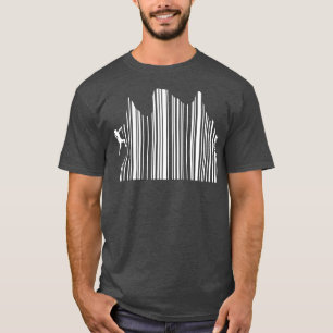 T-shirt Ascenseur de code-barres Supermarché Grimpeur Rand