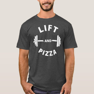 T-shirt Ascenseur et pizza Entraînement Yoga Fitness Anniv