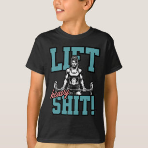 T-shirt Ascenseur Lourd 2 Drôle Gym entraînement Tee Power