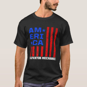 T-shirt Ascenseur Mécanique Entretien Vie Technique Qualif