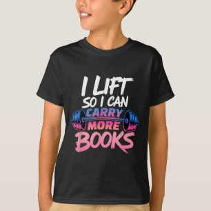 T-shirt Ascenseur peut transporter plus de livres amateurs