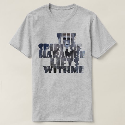 T-shirt Ascenseurs de Harambe avec moi (Design devant)