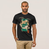 T-shirt Ascension de carpes koï (Devant entier)