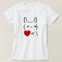 ASCII Texte Art Lapin Lapin Reprendre le coeur