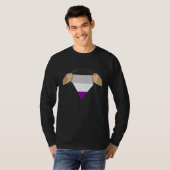 T-shirt Asexual Flag (Devant entier)