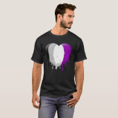 T-shirt Asexual Heart (Devant entier)