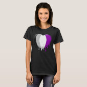 T-shirt Asexual Heart (Devant entier)
