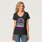 T-shirt Asexual Nonbinary Awkward Asexual Pride Bohemian R (Devant entier)