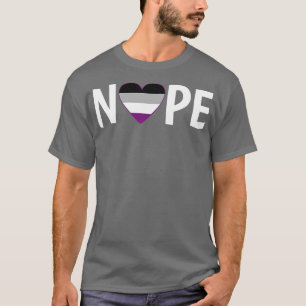 T-shirt Asexual Nope Ace Asexuality LGBTIA