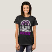 T-shirt Asexual Transgender Awkward Asexual Pride Bohemian (Devant entier)