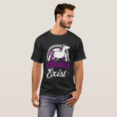 T-shirt Asexuals Exist Asexual Pride Minimalist Rainbow Un (Devant entier)
