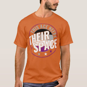 T-shirt Asexuel Cet As A Besoin De Leur Espace Drôle LGBT